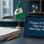 marriage abroad name change in Nigeria procedure_ change of name in Nigeria after marriage abroad