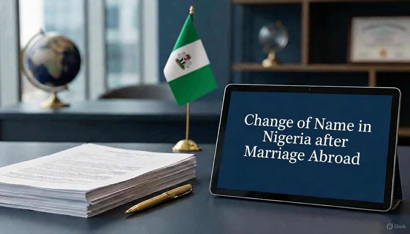 marriage abroad name change in Nigeria procedure_ change of name in Nigeria after marriage abroad