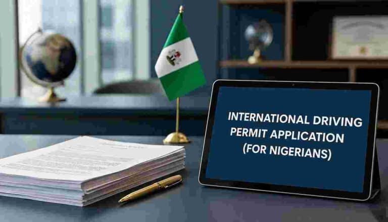 international driving permit application for Nigerians abroad and diaspora for international drivers licence (international driving permit in Nigeria)