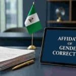 affidavit of gender correction in Nigeria